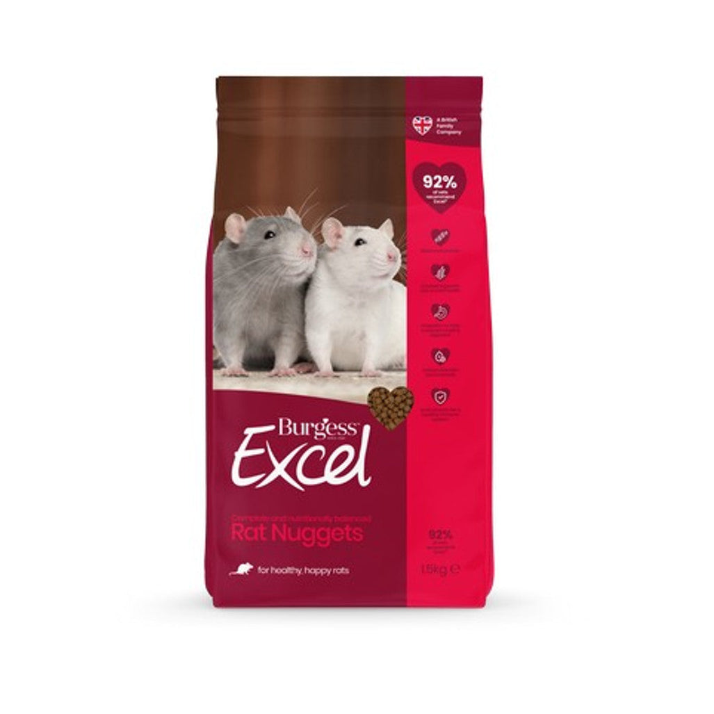 Burgess Excel Rat Nuggets 1.5kg