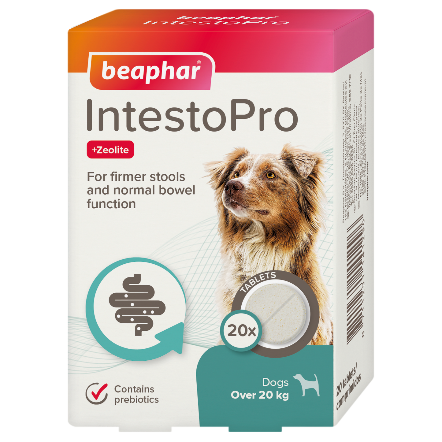 Beaphar IntestoPro Tablets 20pk - Dog 20kg+