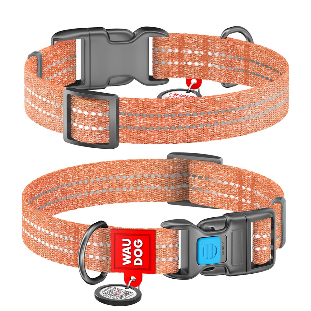 WAUDOG Recotton Collar Orange