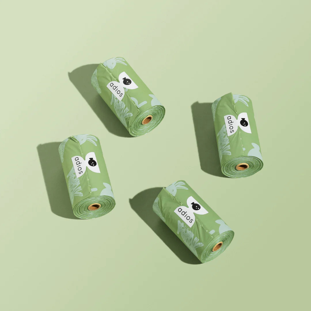 Adios Poo Bags - 4 Rolls - Spring Special Edition
