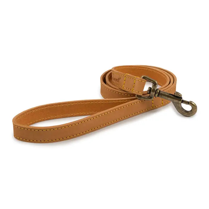 Timberwolf Leather Lead 1mx1.9cm - Mustard