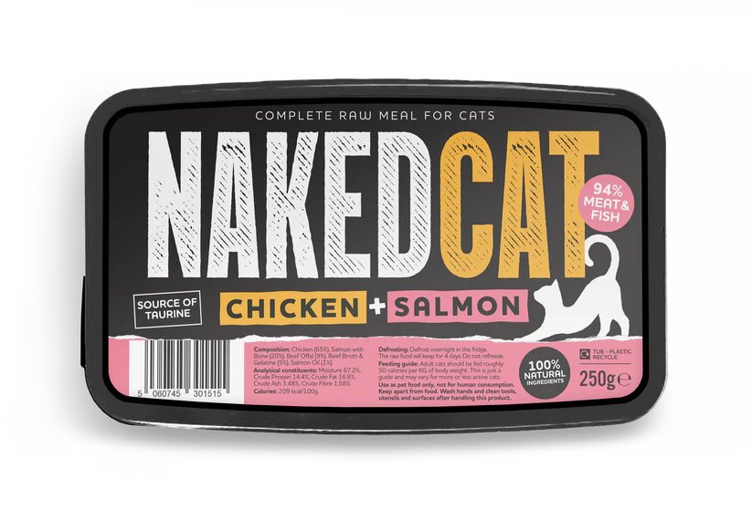Naked Cat Chicken & Salmon 250g