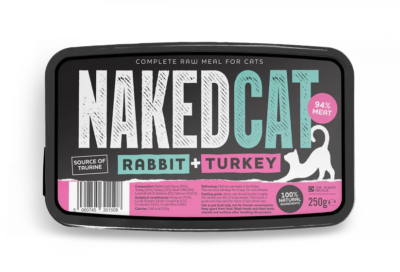 Naked Cat Rabbit & Turkey 250g