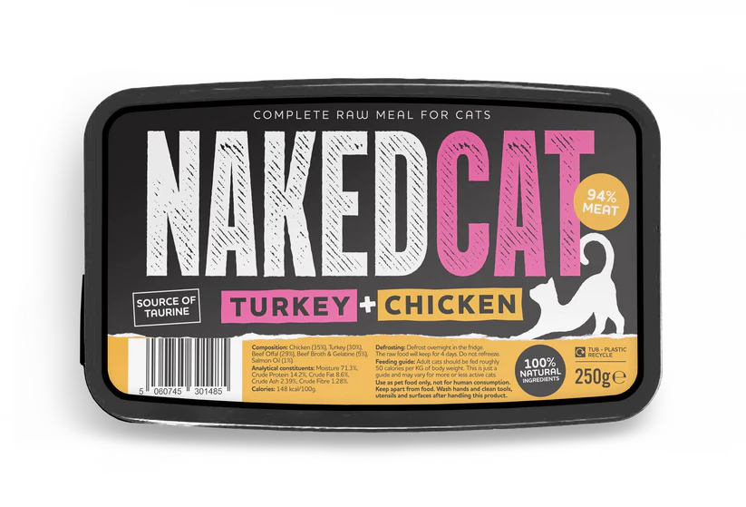 Naked Cat Turkey & Chicken 250g
