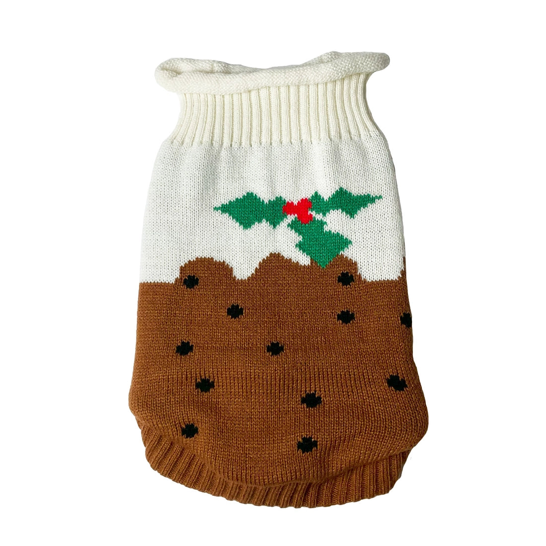 Happy Pet Christmas Pudding Sweater M/L