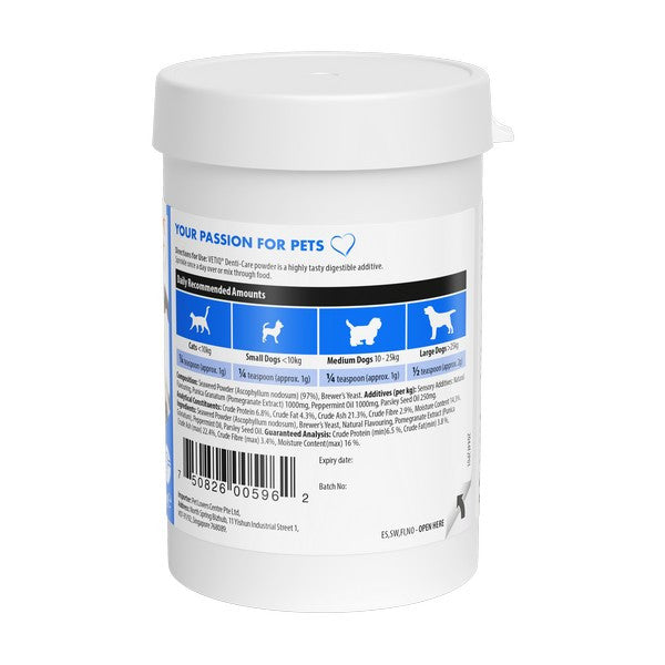 M&C VetIQ 2-in-1 Denticare Powder 60g