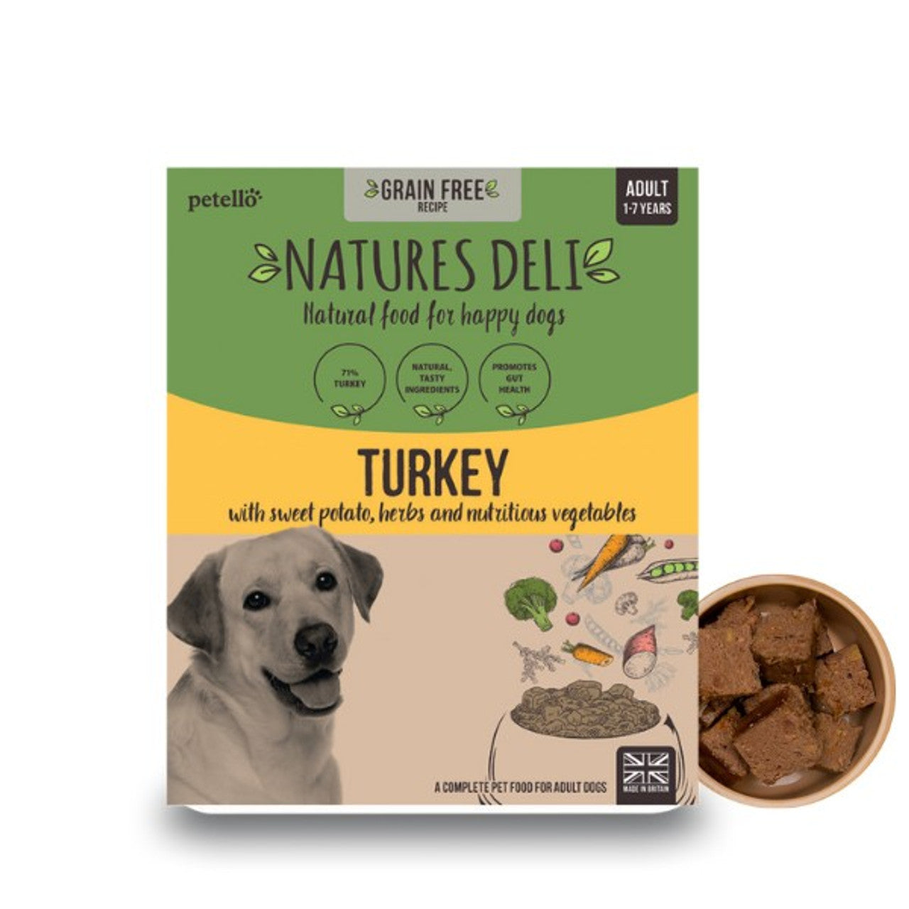 Natures Deli Adult Grain Free Turkey 395g