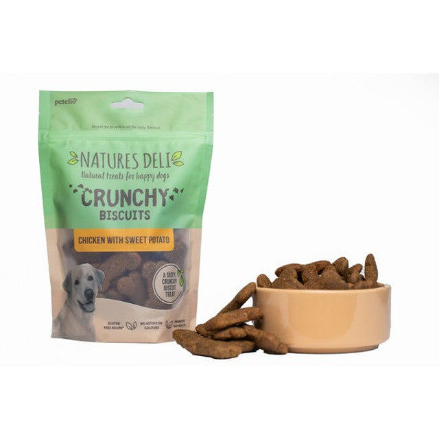 Natures Deli Crunchy Biscuit Chicken with Sweet Potato 225g