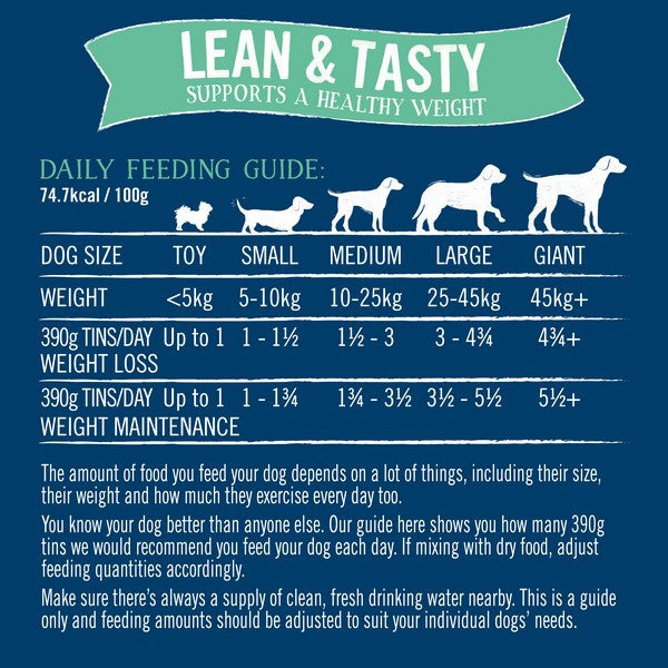 Butchers Lean and Tasty Low Fat 18x390g