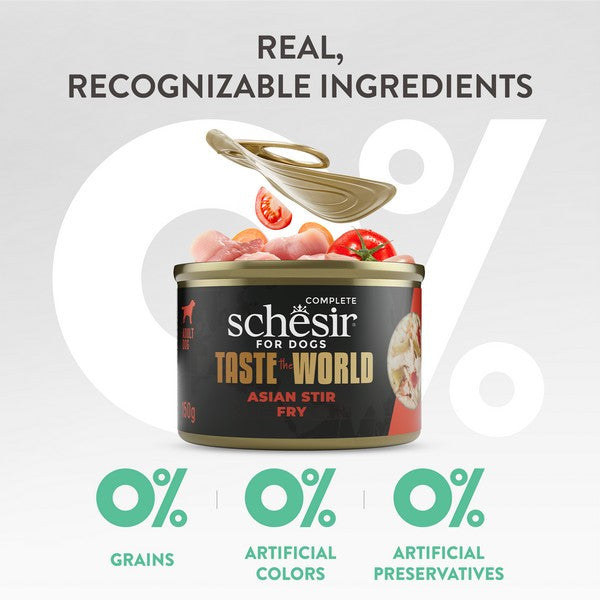 Schesir Taste The World Adult Dog Variety Pack 6X150g