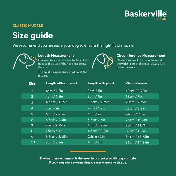 CoA Baskerville Classic Muzzle Brown