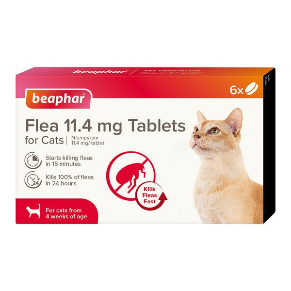 Beaphar Flea Tablets for Cats 11.4mg