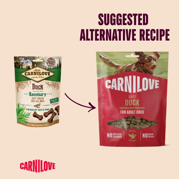 Carnilove Soft Treats Duck with Rosemary 200g