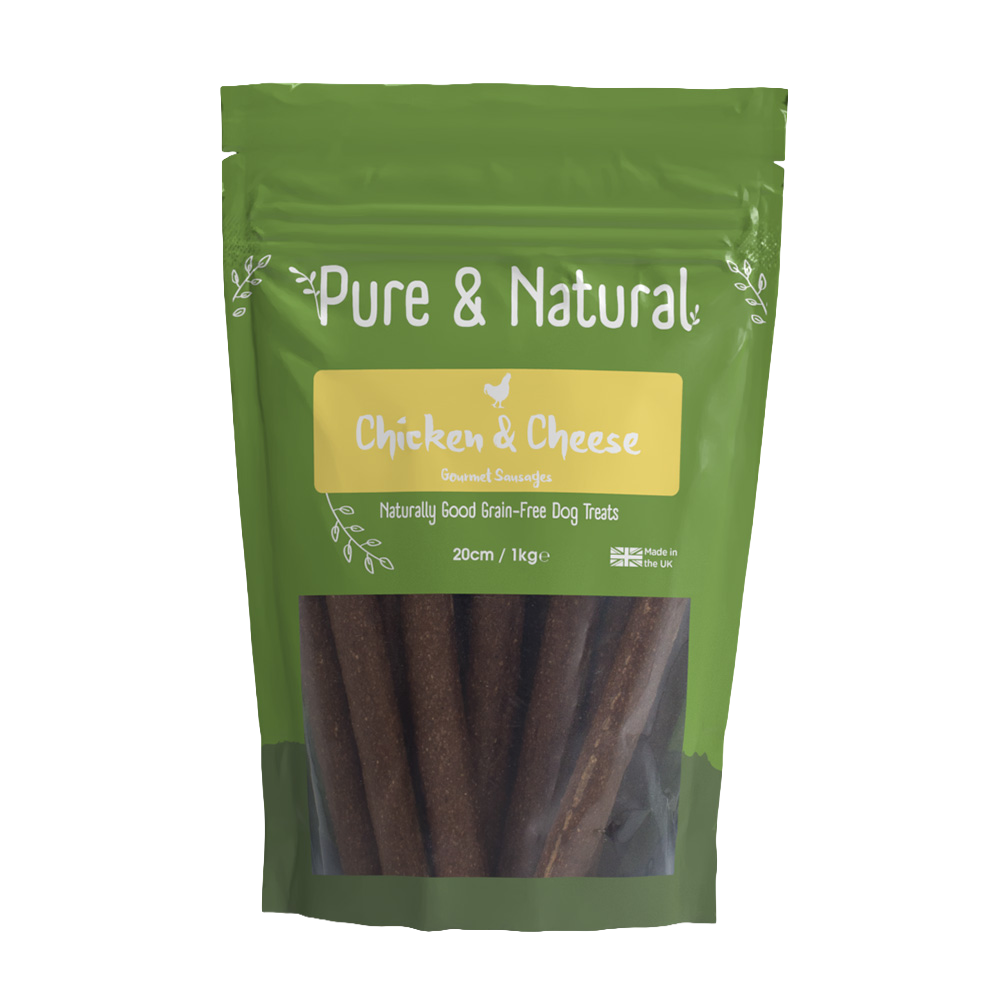 Pure & Natural Chicken & Cheese Gourmet Sausages