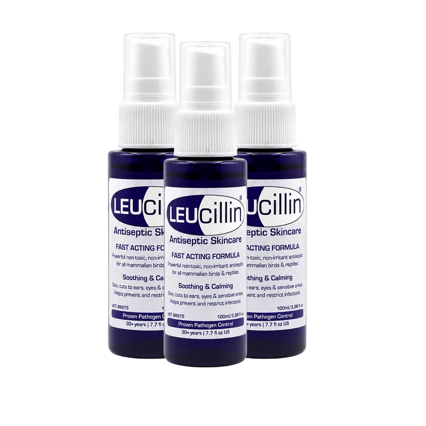Leucillin Antiseptic Spray Handy Pocket Mini 30ml - 3 Pack