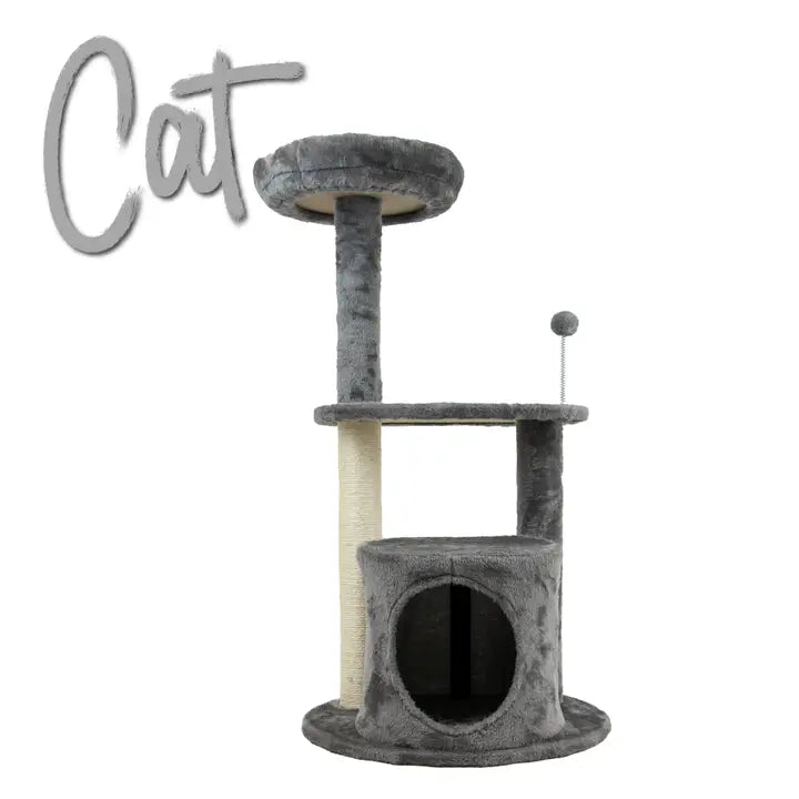 Ancol Soft Grey Cat Tree 49cm