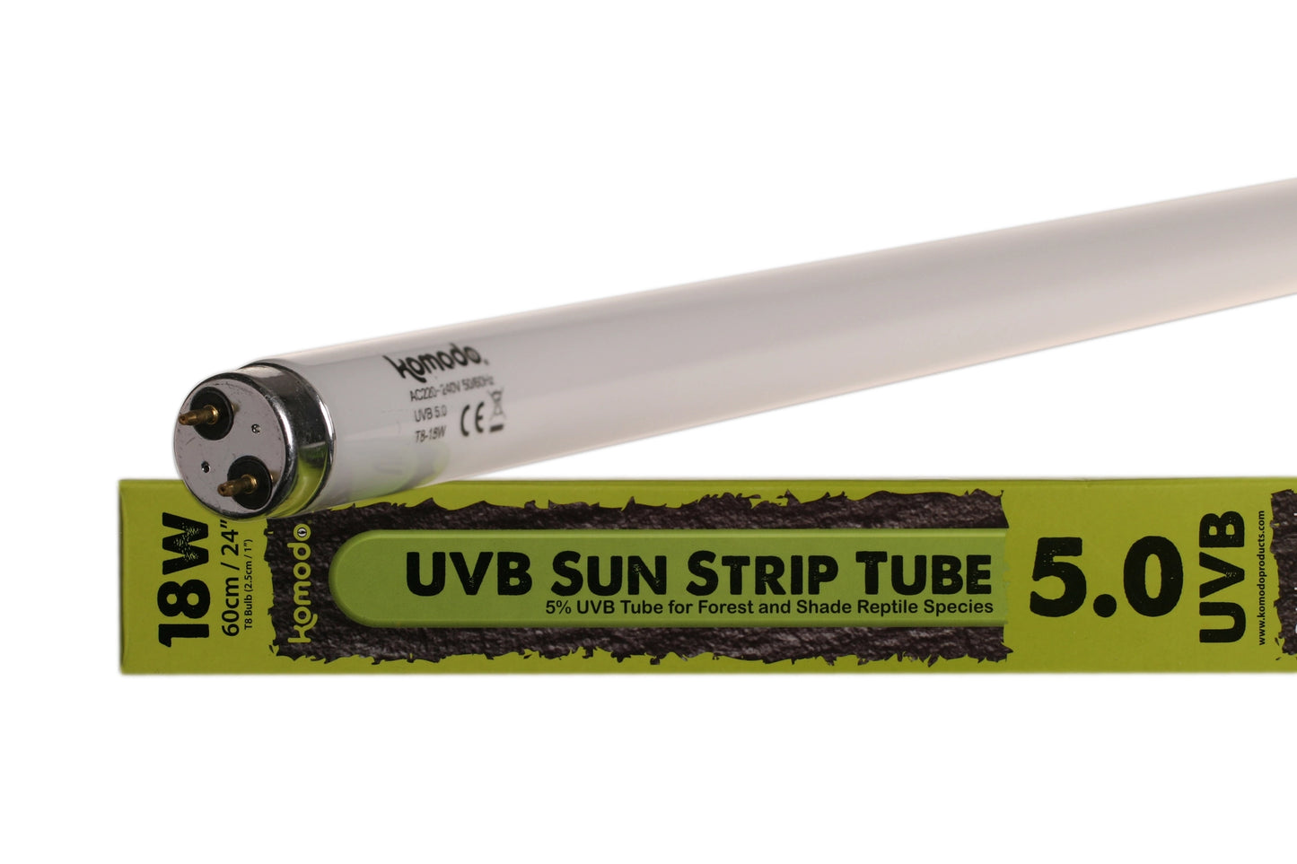 Komodo Fluorescent T8 Bulb UVB 5% 18W