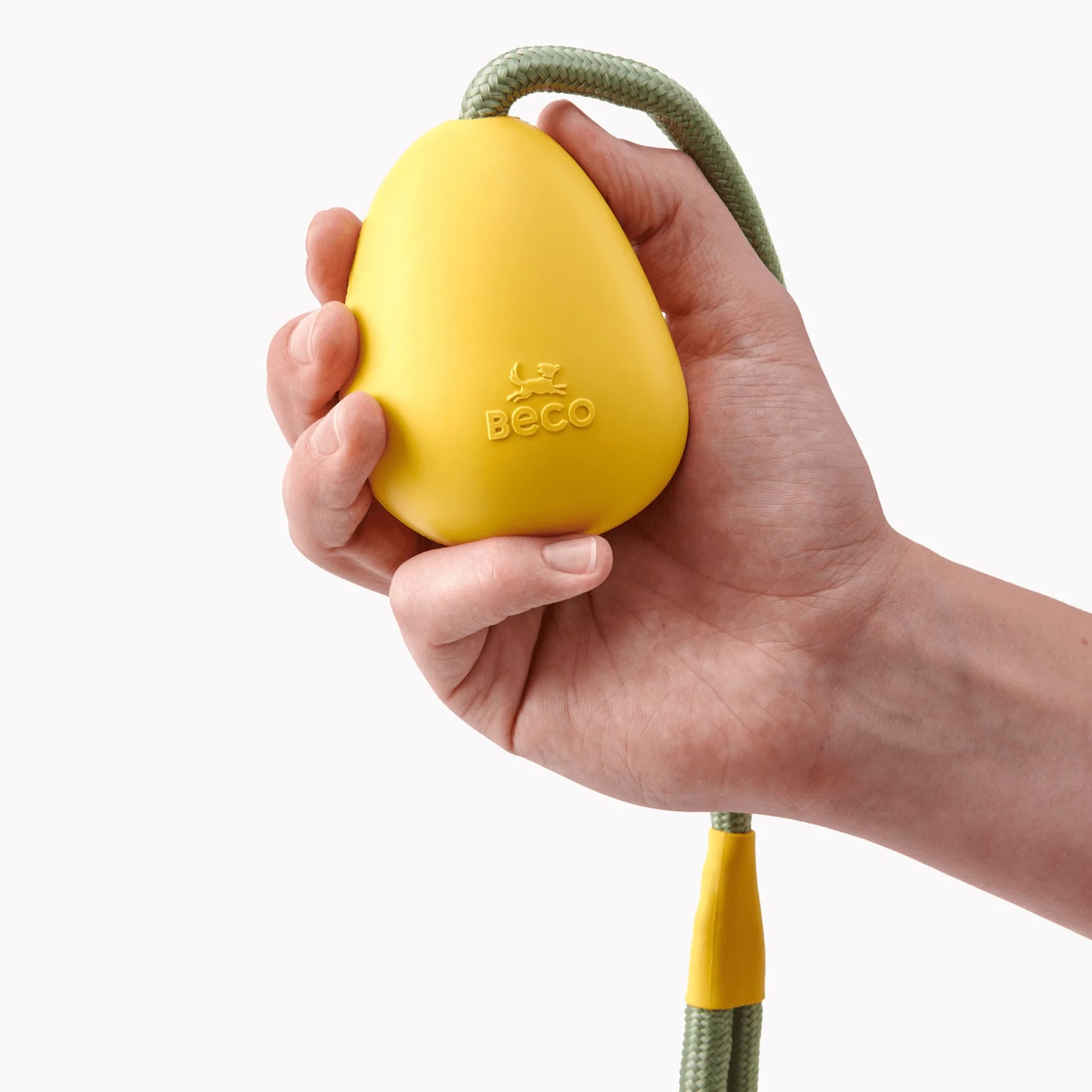 Beco Rubber Slinger Pebble - Yellow