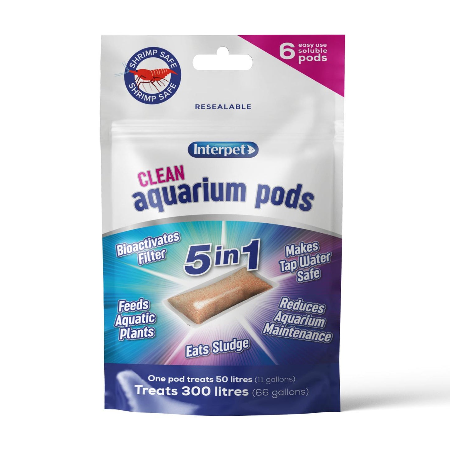 Interpet Clean Aquarium Pods 6 pod pack