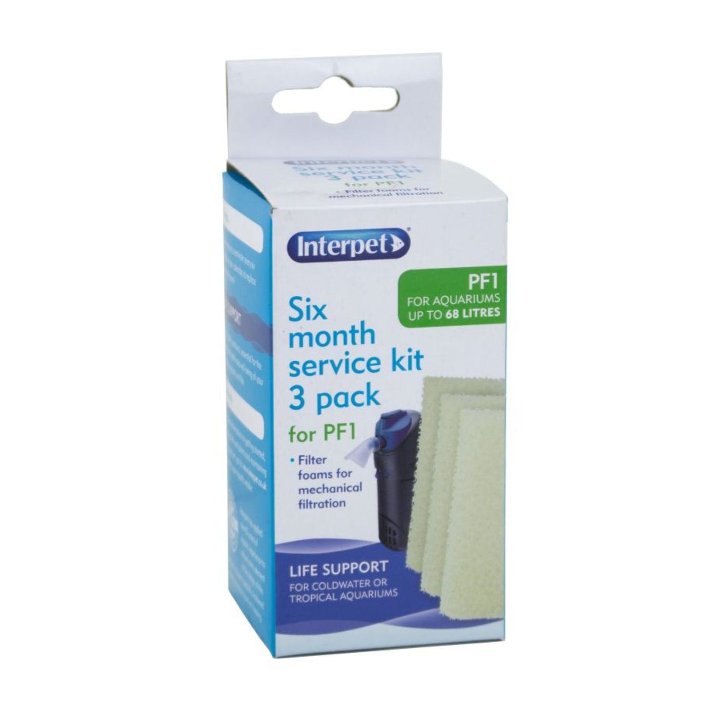 Interpet PF1 6 month service kit - 3 pack