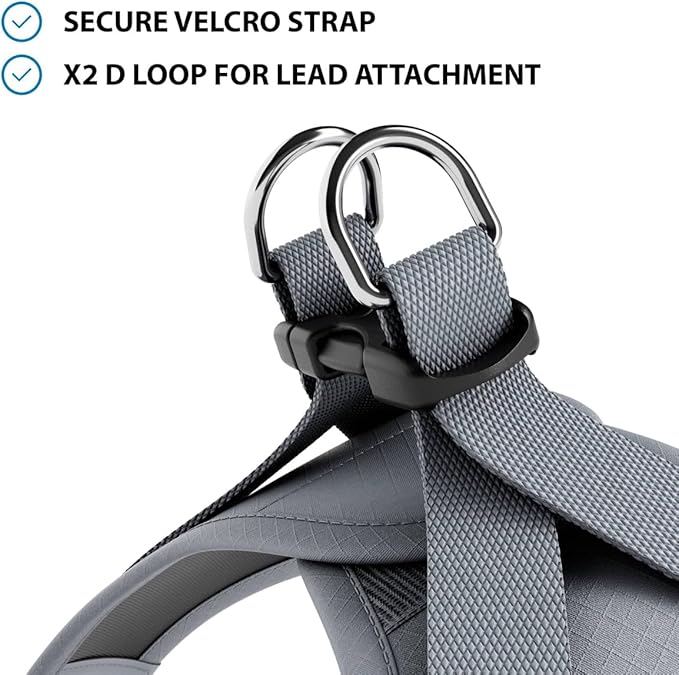 BullyBillows Step in Harness Grey