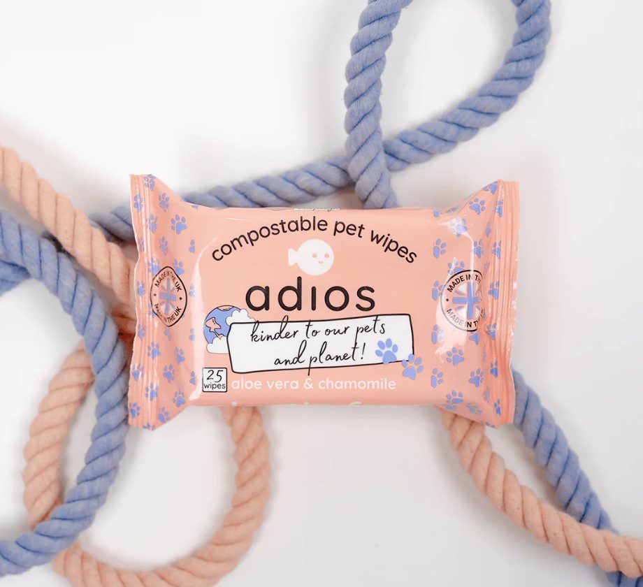 Adios Compostable Pet Wipes