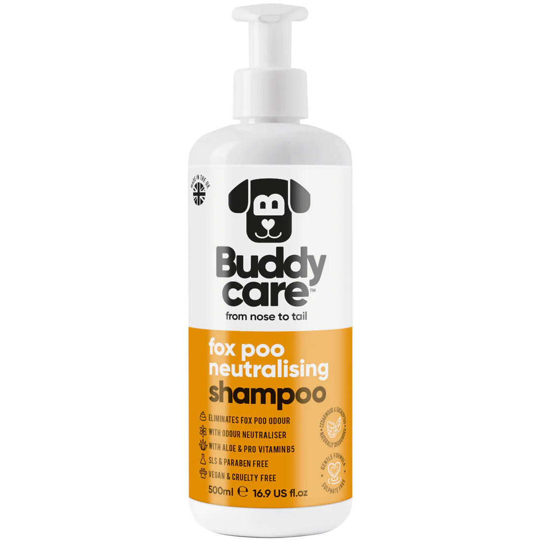 Buddycare Dog Fox Poo Shampoo 500ml