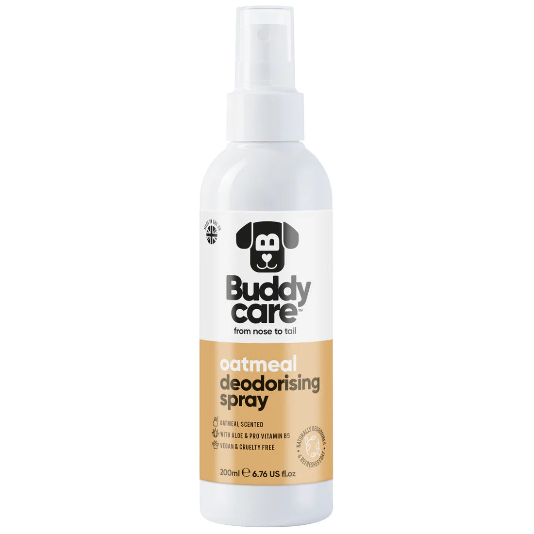 Buddycare Deodorising Spray Oatmeal 200ml