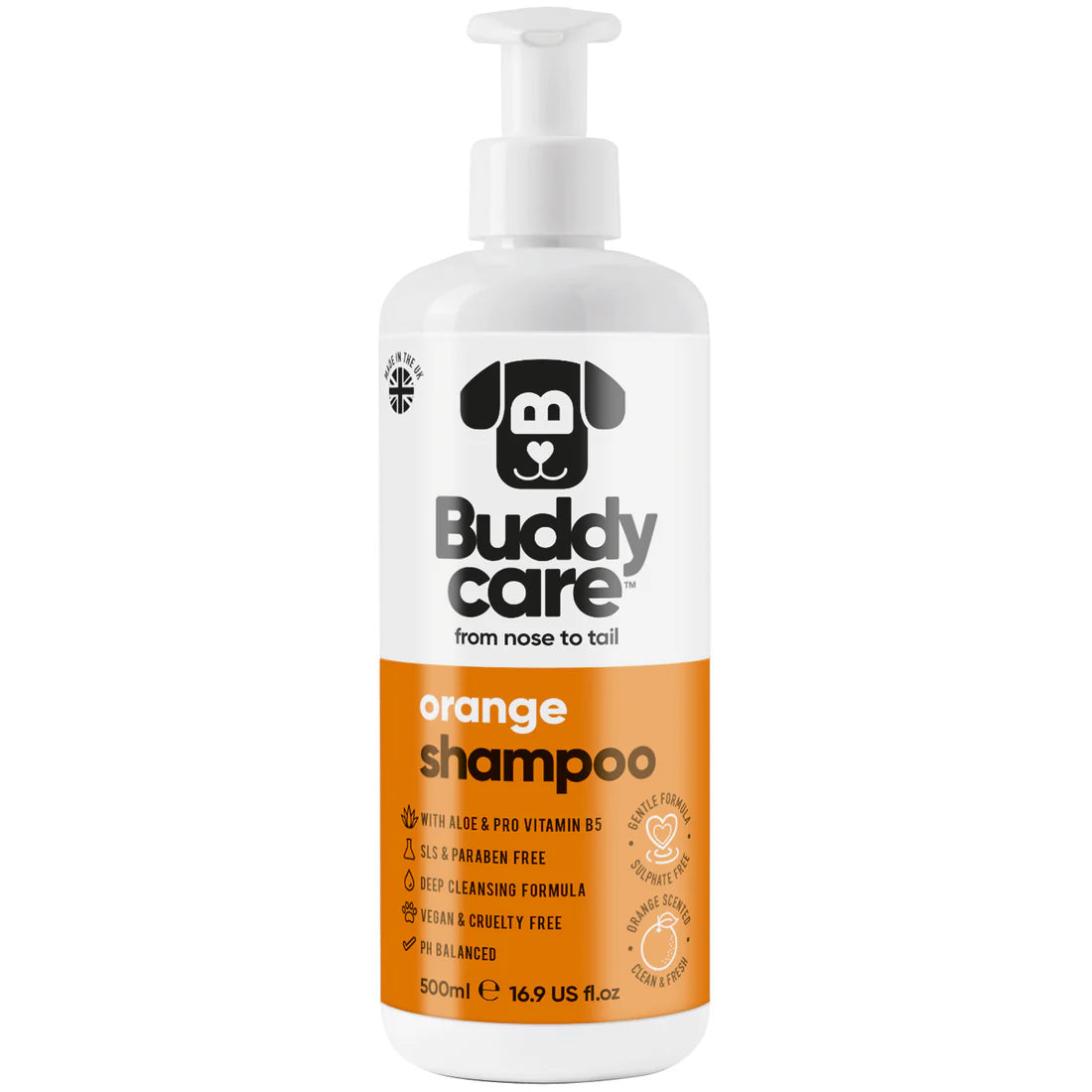 Buddycare Orange Shampoo 500ml