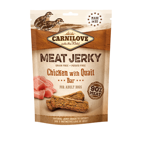 Carnilove Jerky Chicken with Quail 100g