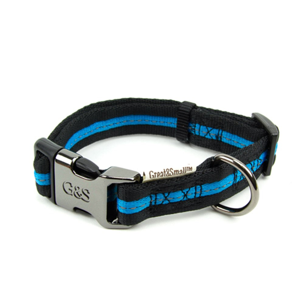 Great&Small Soft Nylon Collar Blue