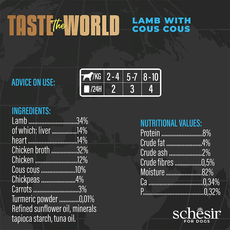 Schesir Taste Lamb Mediterranean 150G