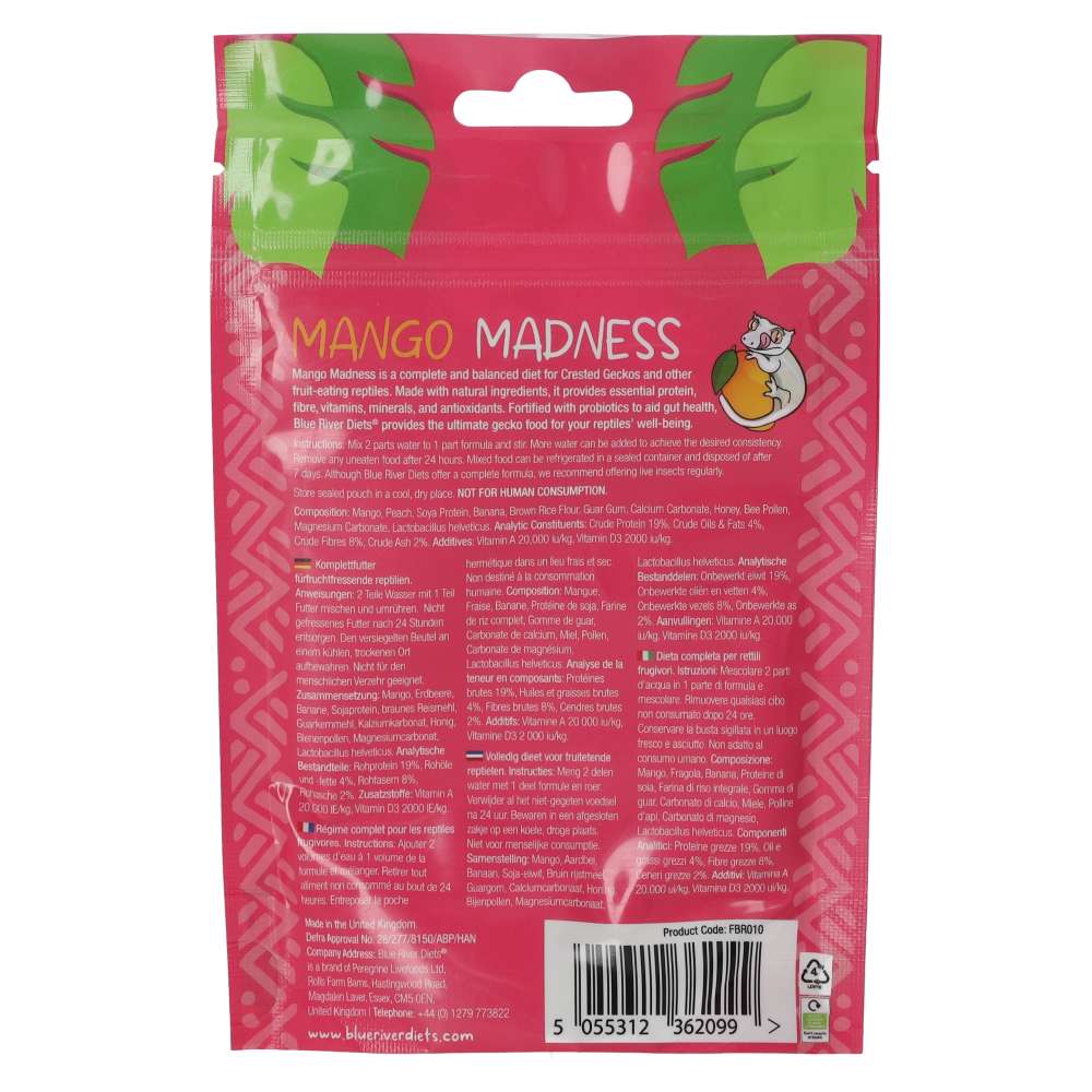 Blue River Mango Madness Gecko Diet 60g