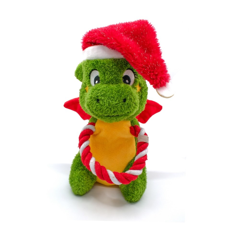 Great&Small Green Christmas Dragon Toy