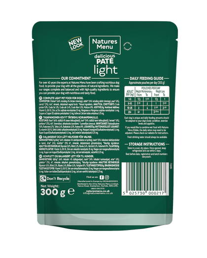 Natures Menu Pouch 300g - Chicken & Rabbit