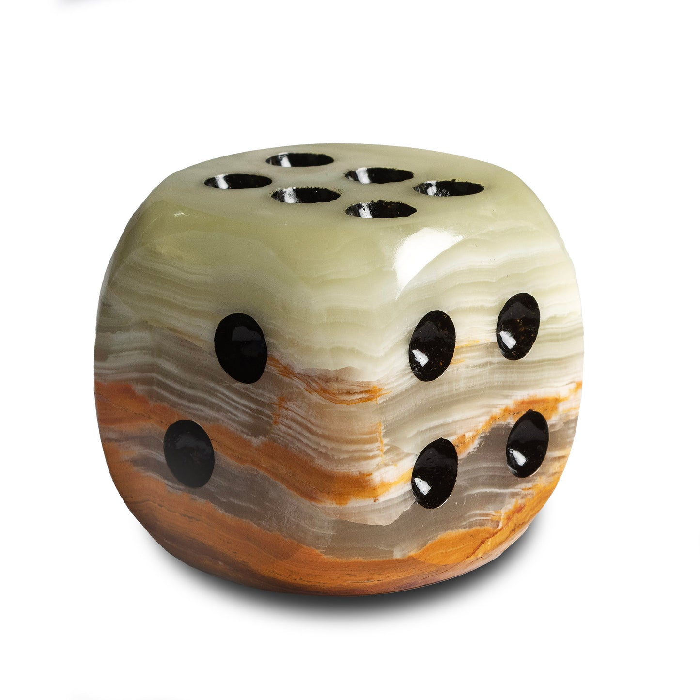 British Fossils - Onyx Dice 5cm