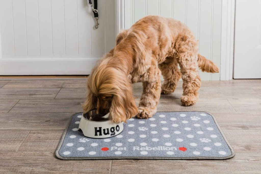 Pet Rebellion Dinner Mate Dotty Grey 40x60cm