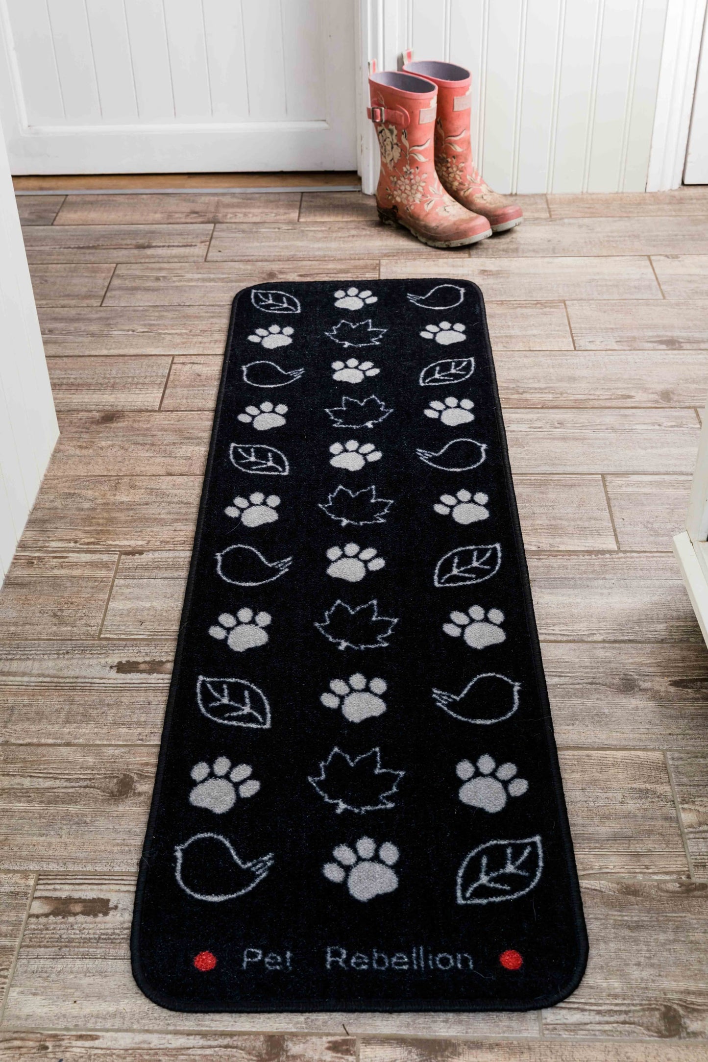 Pet Rebellion Dog Runner Black Country 45x150cm