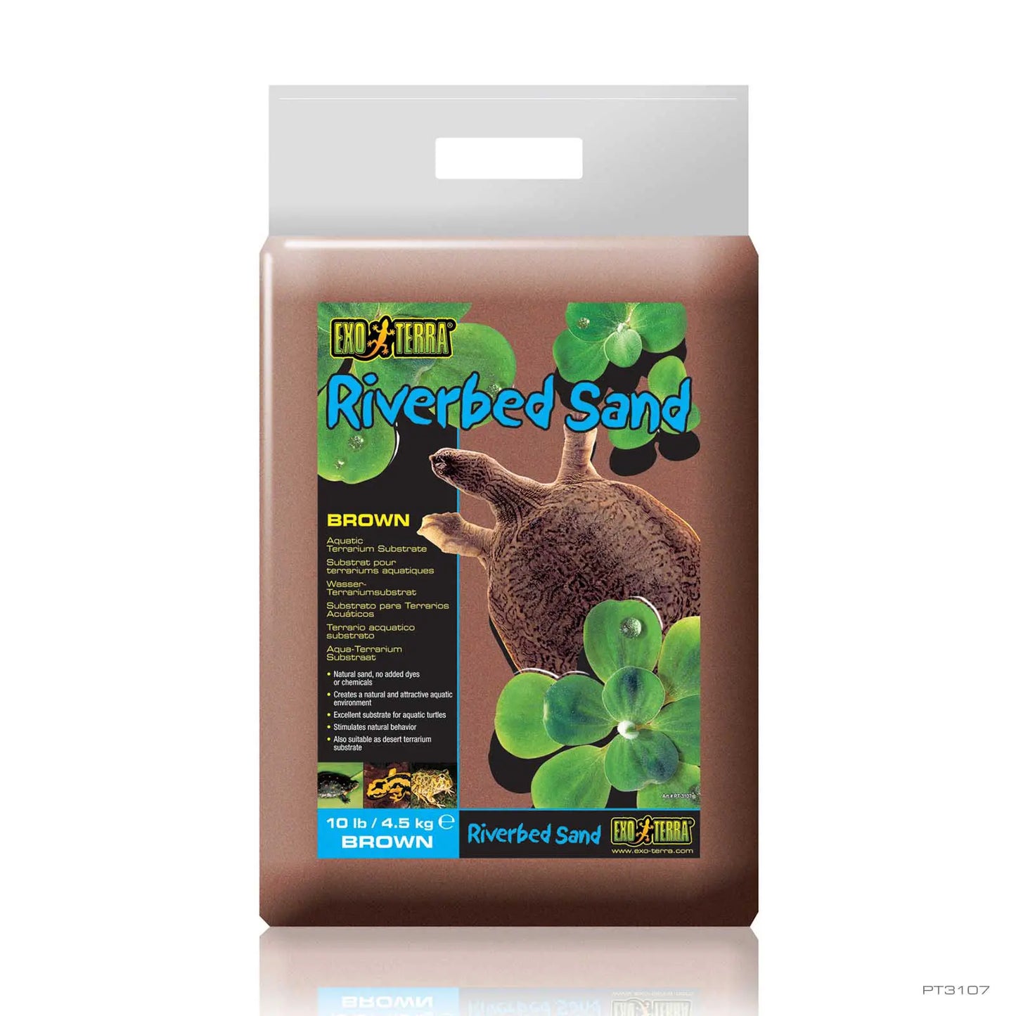 Exo Terra Riverbed Sand - Brown 4.5kg