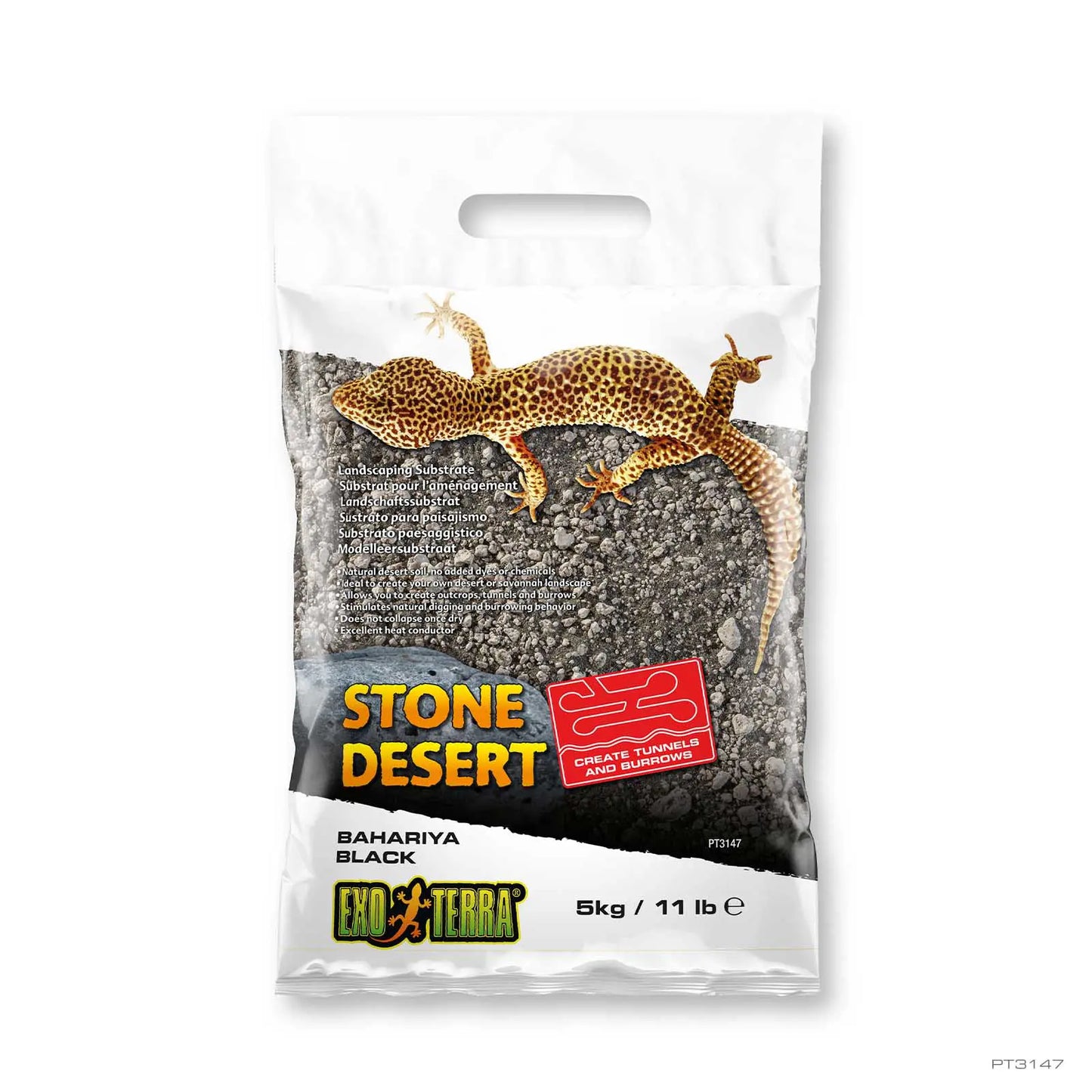 Exo Terra Black Stone Desert Substrate 5kg