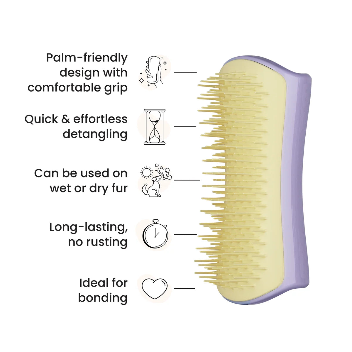Pet Teezer Detangling Grooming Brush - Small Breed