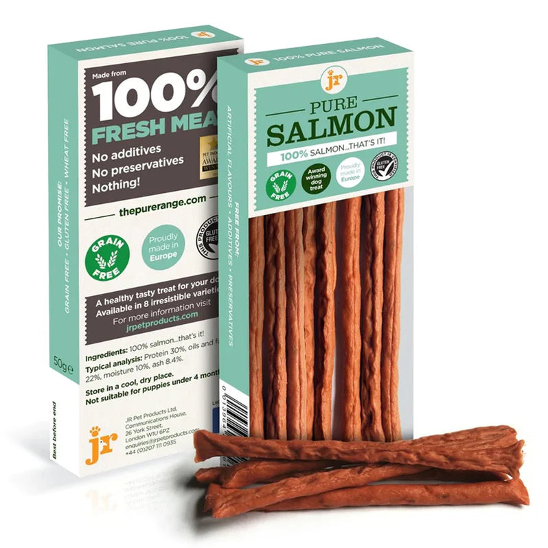 JR Pure Salmon Sticks 50g