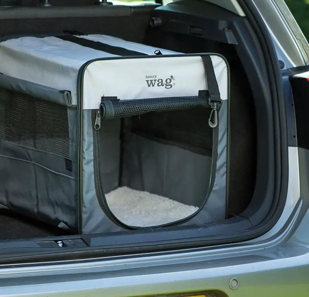 Henry Wag Folding Fabric Travel Crate