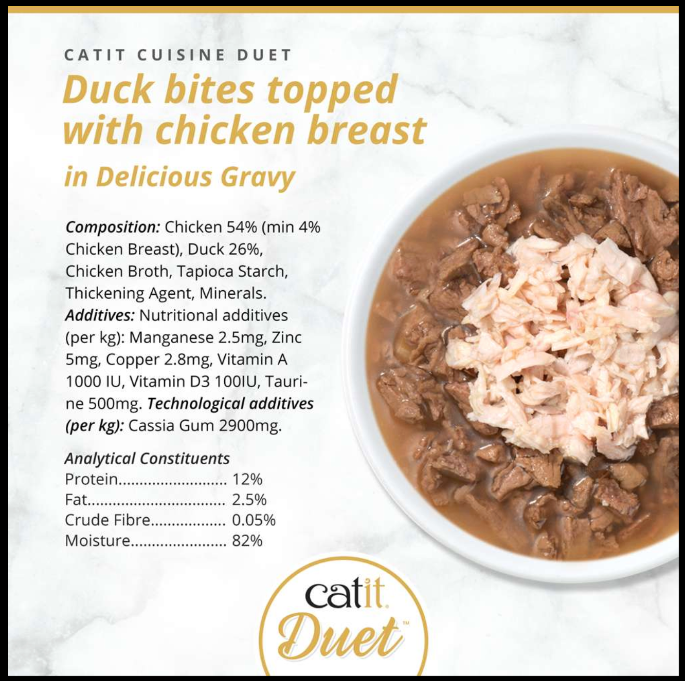 Catit Duet Duck with Chicken 75g