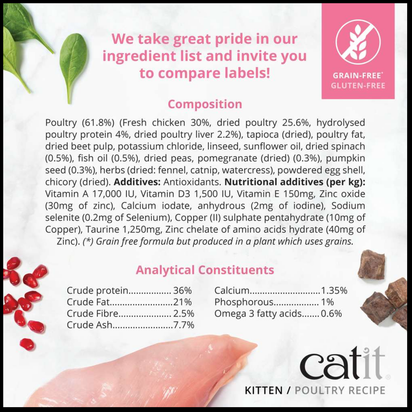 Catit Recipes Dry Kitten 2kg