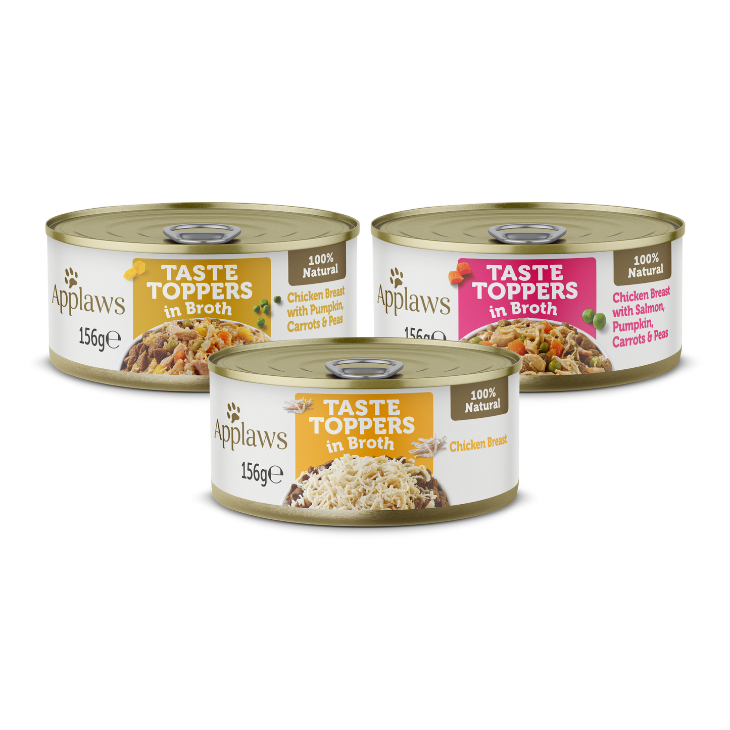 Applaws Taste Toppers Wet Dog Tins 8 x 156g