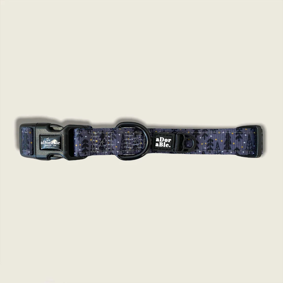 The aDoraBle Pooch Co. Midnight Forest Collar