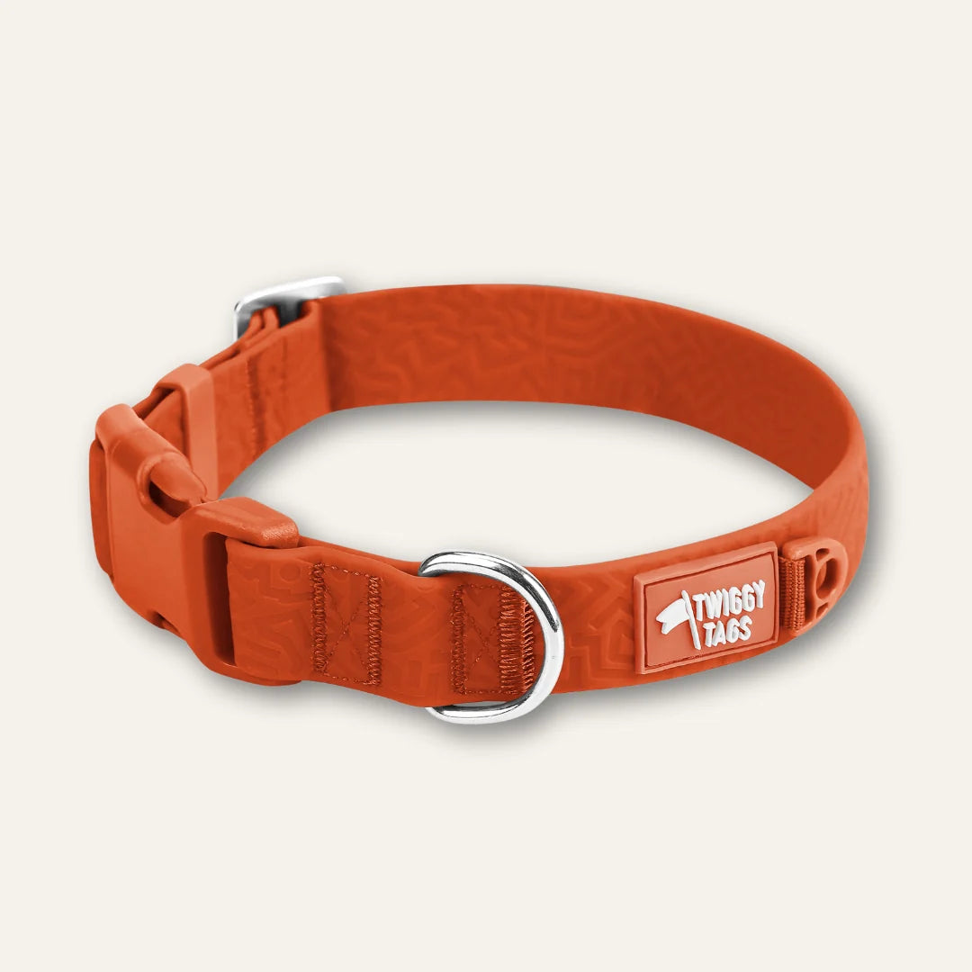 Twiggy Tags Tidal Collar - Rust