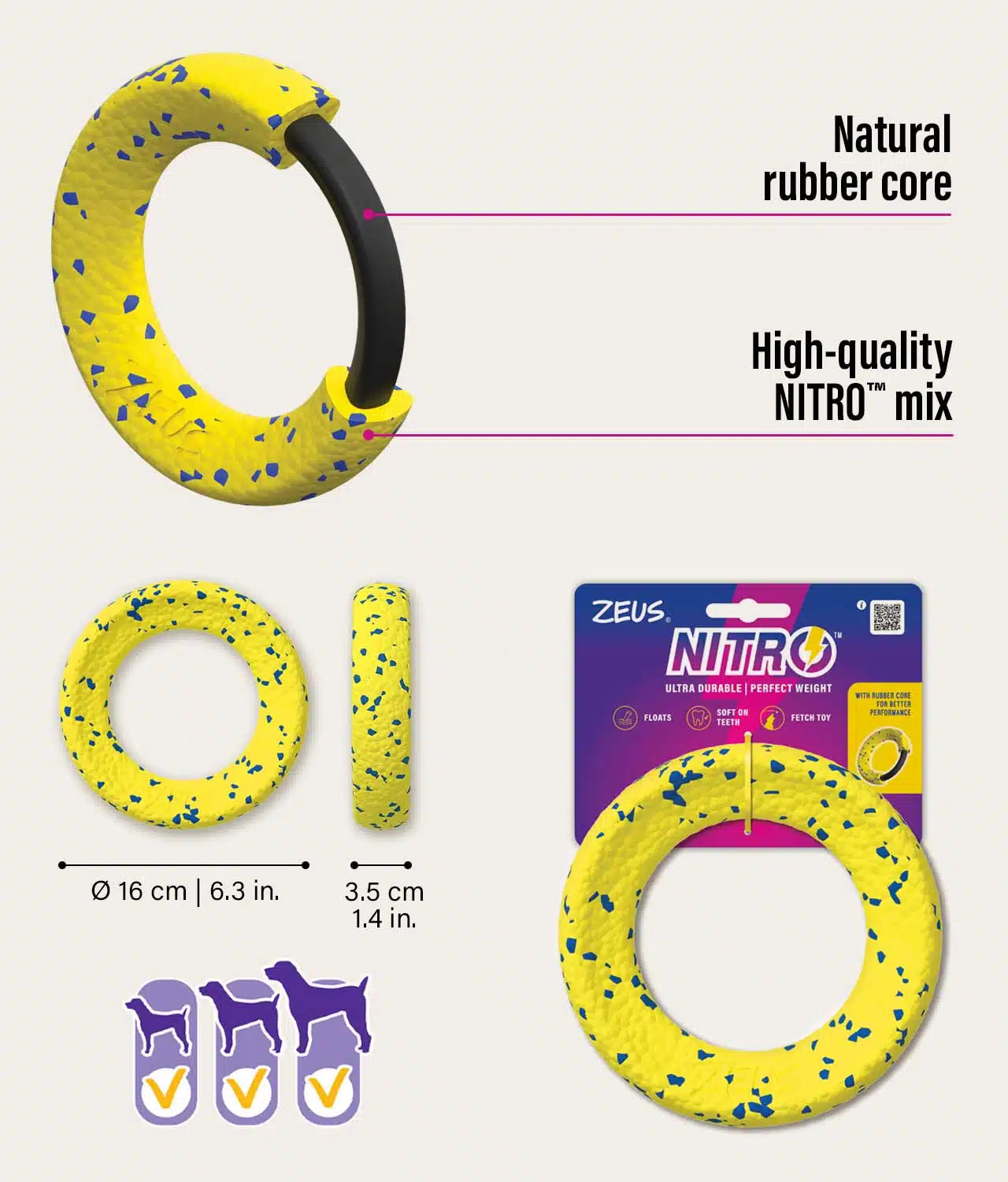 Nitro Weighted Ring 16cm