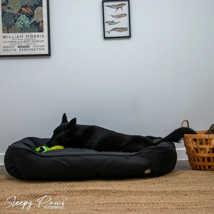 Ancol Waterproof Bed Black - L 78x90cm